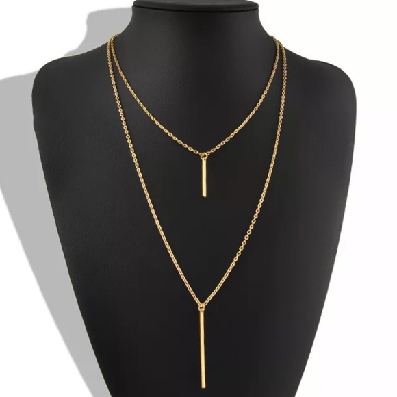Jewelry - ❤️GorG Dainty Necklace 31” Long Double Layered ❤️